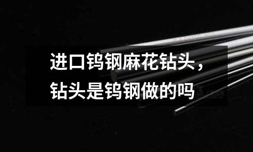 進口鎢鋼麻花鉆頭,鉆頭是鎢鋼做的嗎