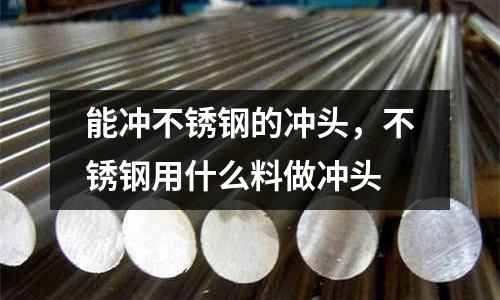 能沖不銹鋼的沖頭,不銹鋼用什么料做沖頭