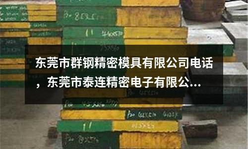 東莞市群鋼精密模具有限公司電話,東莞市泰連精密電子有限公司