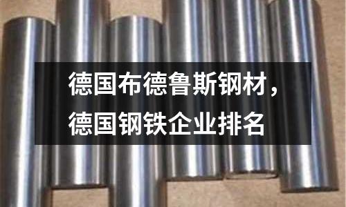 德國布德魯斯鋼材，德國鋼鐵企業排名