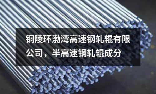 銅陵環渤灣高速鋼軋輥有限公司,半高速鋼軋輥成分