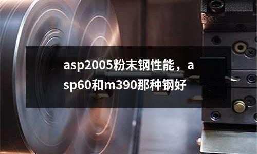 asp2005粉末鋼性能，asp60和m390那種鋼好