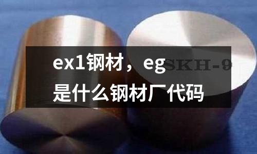 ex1鋼材，eg是什么鋼材廠代碼