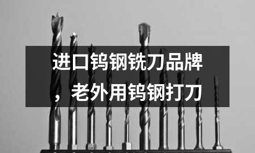 進口鎢鋼銑刀品牌，老外用鎢鋼打刀