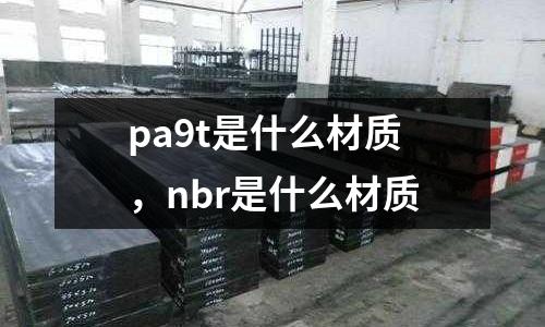 pa9t是什么材質，nbr是什么材質