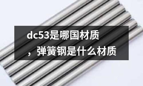 dc53是哪國材質,彈簧鋼是什么材質