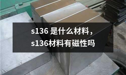 s136 是什么材料，s136材料有磁性嗎