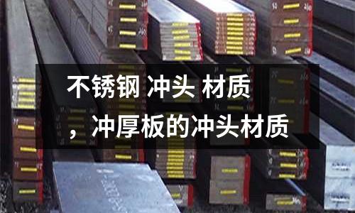 不銹鋼 沖頭 材質，沖厚板的沖頭材質