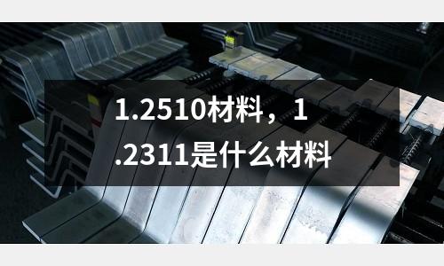 1.2510材料，1.2311是什么材料