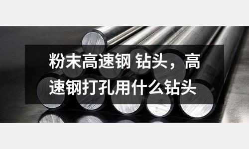 粉末高速鋼 鉆頭,高速鋼打孔用什么鉆頭