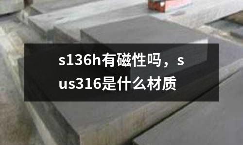 s136h有磁性嗎，sus316是什么材質
