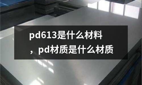 pd613是什么材料，pd材質(zhì)是什么材質(zhì)