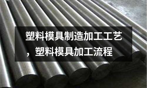 塑料模具制造加工工藝，塑料模具加工流程