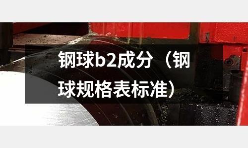 鋼球b2成分（鋼球規(guī)格表標(biāo)準(zhǔn)）