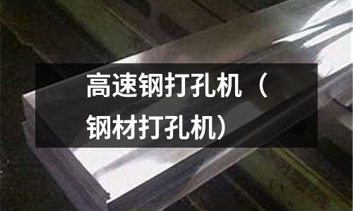 高速鋼打孔機(jī)（鋼材打孔機(jī)）
