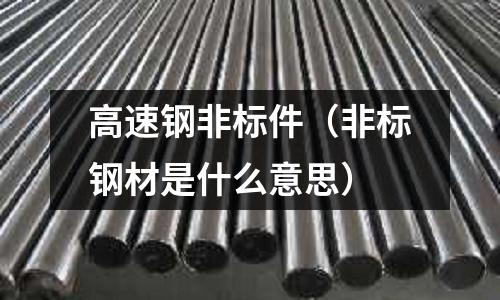 高速鋼非標(biāo)件（非標(biāo)鋼材是什么意思）