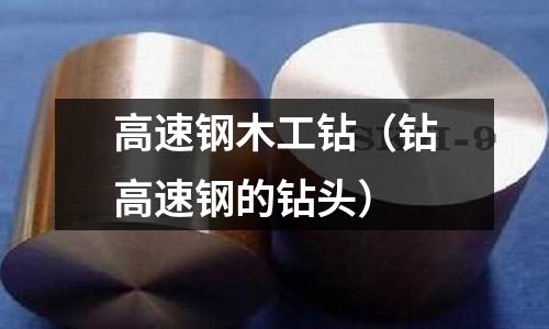 高速鋼木工鉆（鉆高速鋼的鉆頭）