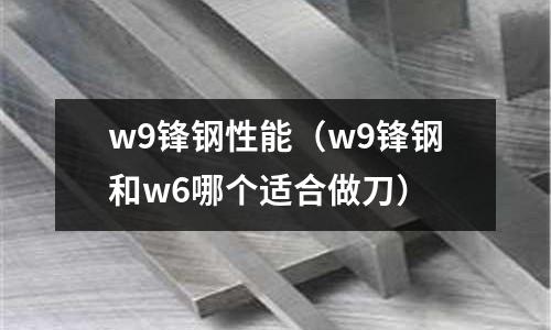 w9鋒鋼性能（w9鋒鋼和w6哪個適合做刀）