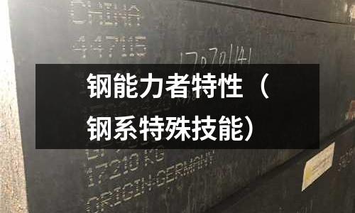 鋼能力者特性（鋼系特殊技能）