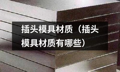 插頭模具材質（插頭模具材質有哪些）