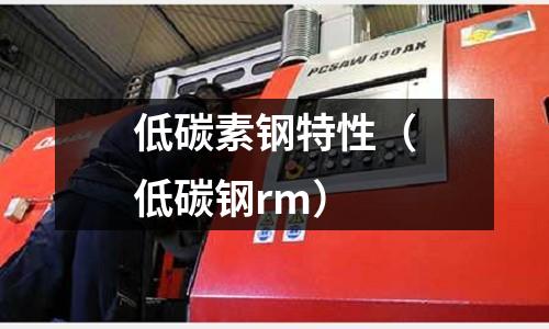 低碳素鋼特性（低碳鋼rm）