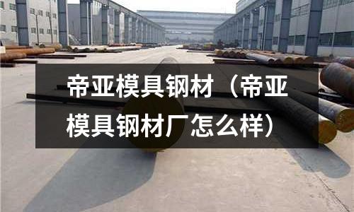 帝亞模具鋼材（帝亞模具鋼材廠怎么樣）