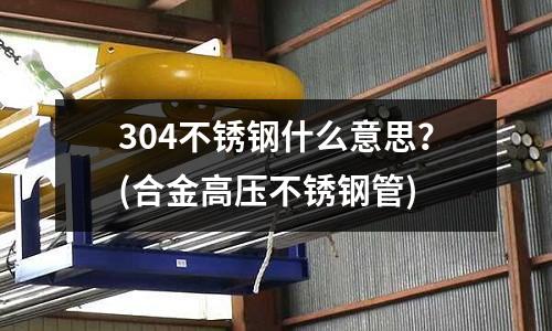 304不銹鋼什么意思?(合金高壓不銹鋼管)