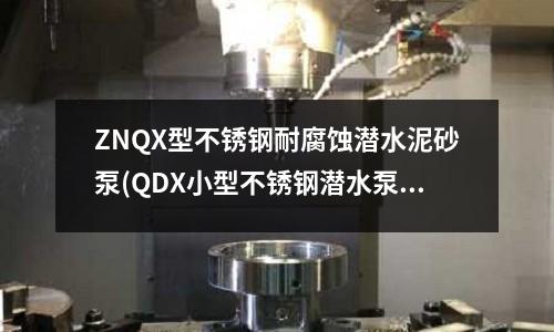 ZNQX型不銹鋼耐腐蝕潛水泥砂泵(QDX小型不銹鋼潛水泵的特點(diǎn)及應(yīng)用)