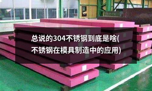 總說的304不銹鋼到底是啥(不銹鋼在模具制造中的應用)