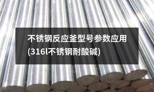 不銹鋼反應釜型號參數應用(316l不銹鋼耐酸堿)