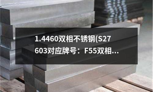 1.4460雙相不銹鋼(S27603對應牌號：F55雙相不銹鋼)