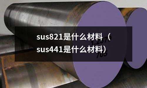 sus821是什么材料（sus441是什么材料）
