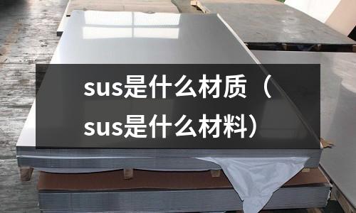 sus是什么材質（sus是什么材料）