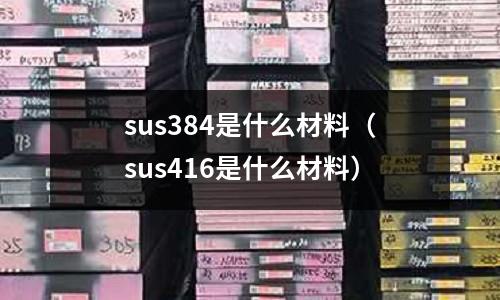 sus384是什么材料（sus416是什么材料）