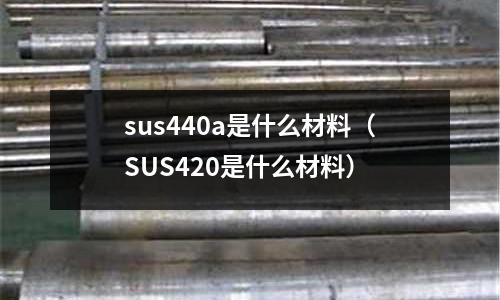 sus440a是什么材料（SUS420是什么材料）