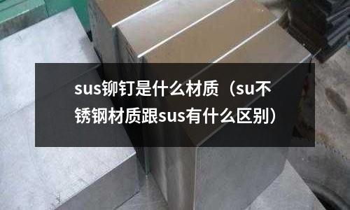 sus鉚釘是什么材質（su不銹鋼材質跟sus有什么區別）