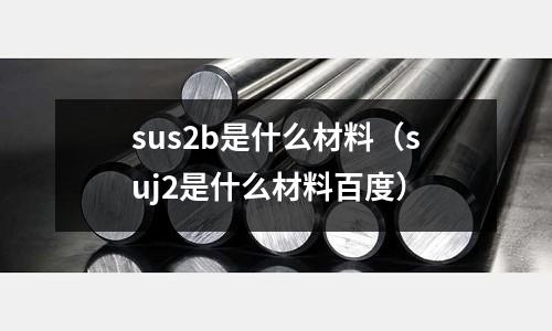 sus2b是什么材料（suj2是什么材料百度）