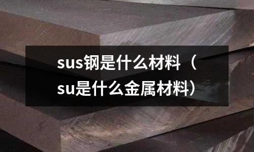 sus鋼是什么材料(su是什么金屬材料)