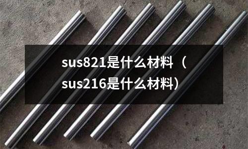 sus821是什么材料(sus216是什么材料)