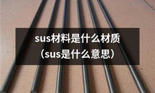 sus材料是什么材質（sus是什么意思）