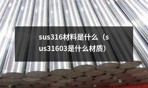 sus316材料是什么（sus31603是什么材質(zhì)）