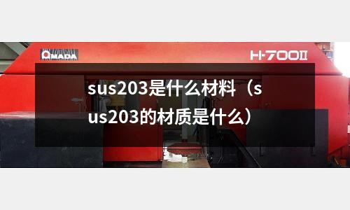 sus203是什么材料（sus203的材質是什么）