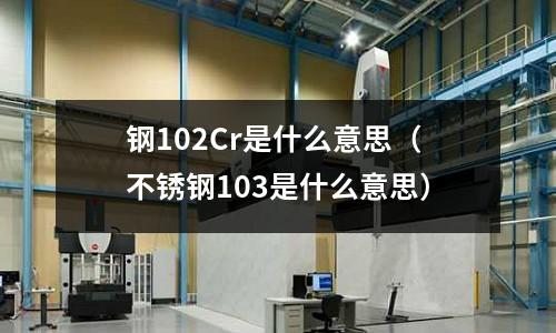 鋼102Cr是什么意思（不銹鋼103是什么意思）