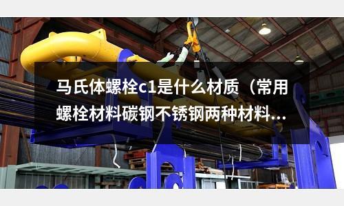 馬氏體螺栓c1是什么材質（常用螺栓材料碳鋼不銹鋼兩種材料對不？）