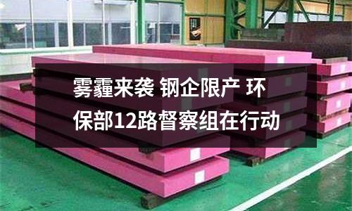 霧霾來襲 鋼企限產 環保部12路督察組在行動
