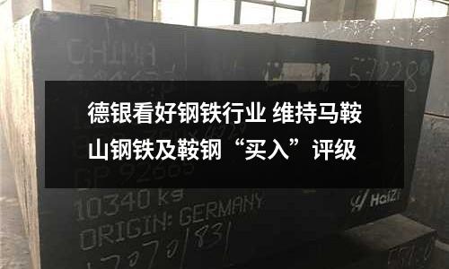 德銀看好鋼鐵行業(yè) 維持馬鞍山鋼鐵及鞍鋼“買入”評(píng)級(jí)