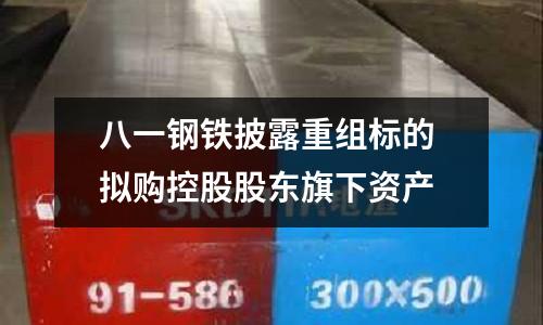 八一鋼鐵披露重組標的 擬購控股股東旗下資產