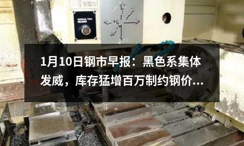 1月10日鋼市早報：黑色系集體發威，庫存猛增百萬制約鋼價反彈空間