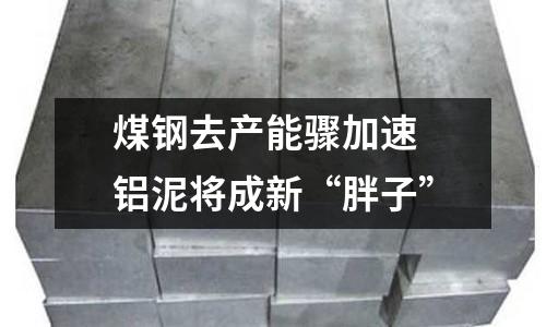 煤鋼去產能驟加速 鋁泥將成新“胖子”