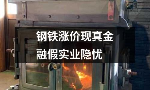 鋼鐵漲價(jià)現(xiàn)真金融假實(shí)業(yè)隱憂